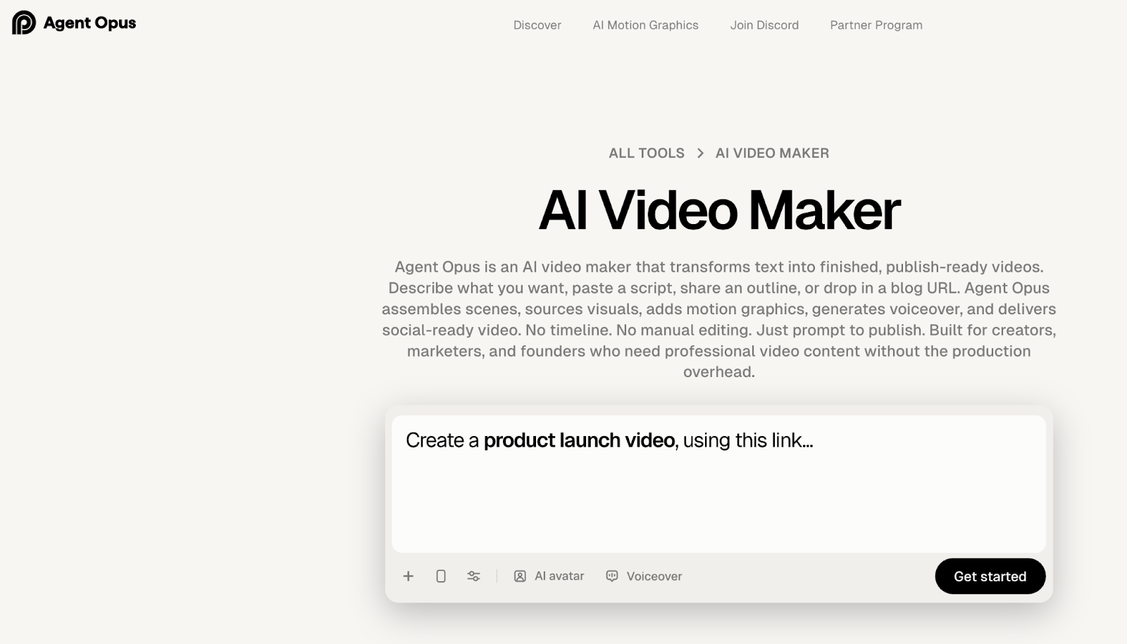 AI video maker Opus Pro