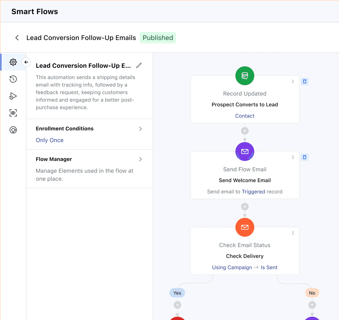 Salesmate CRM interface