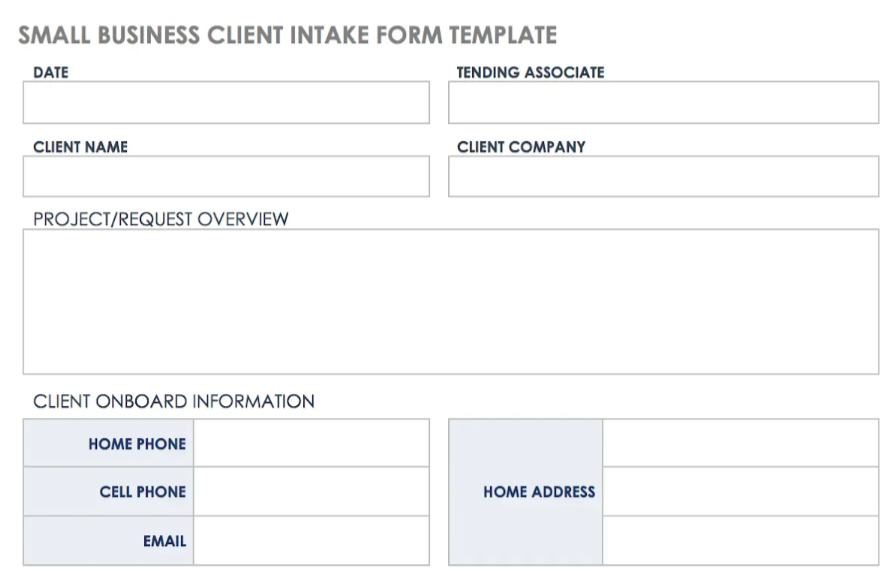Basic contact management template by Smartsheet
