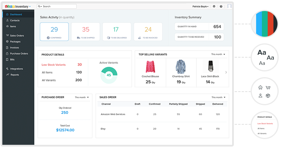 Zoho Inventory is an inventory control tool for growing businesses