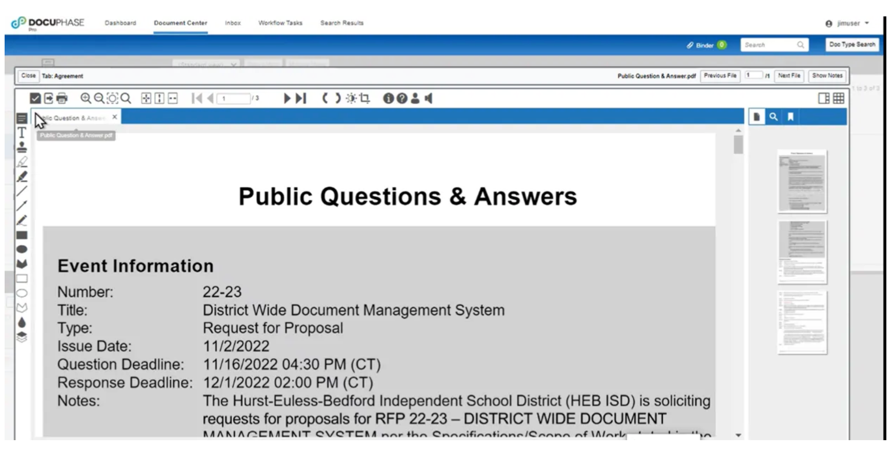 DocuPhase for document management
