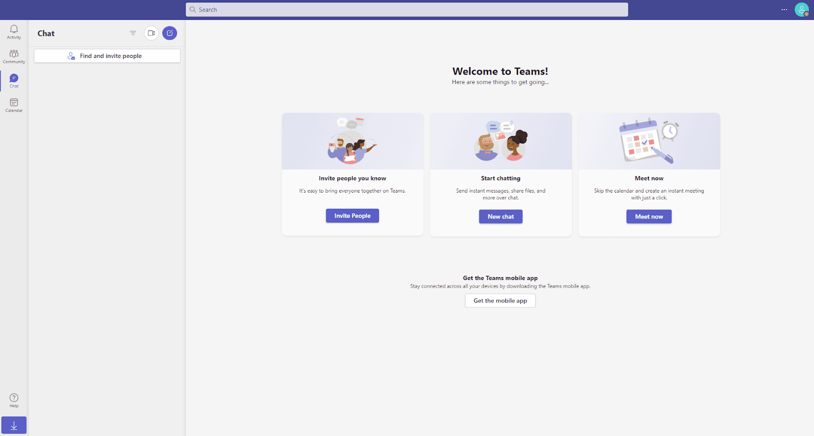 Screenshot of Microsoft Teams user interface