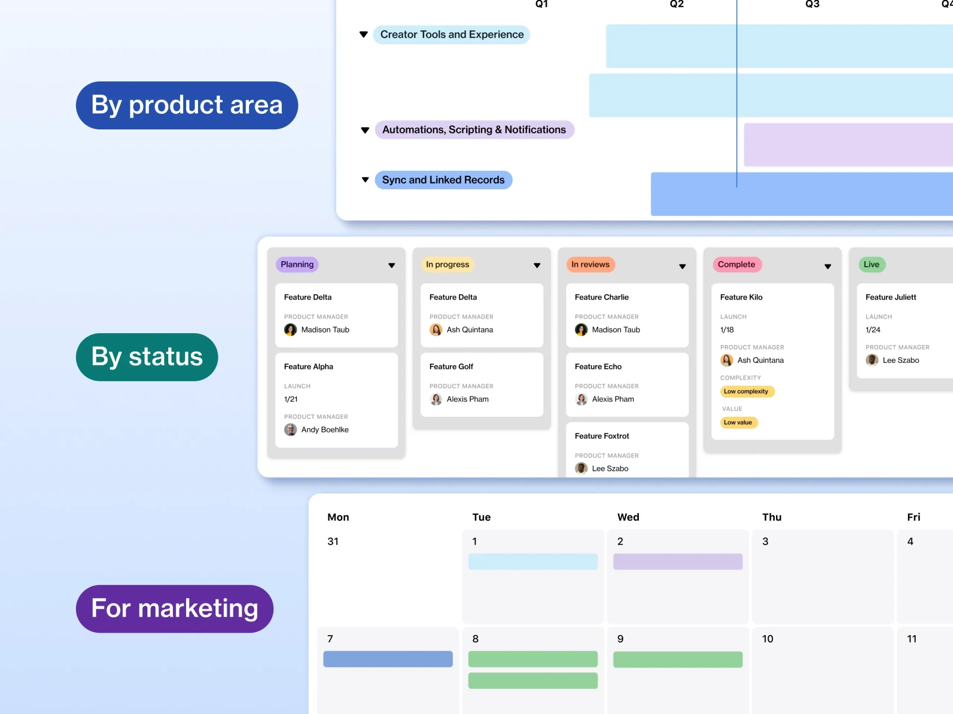 Airtable is a flexible company management application