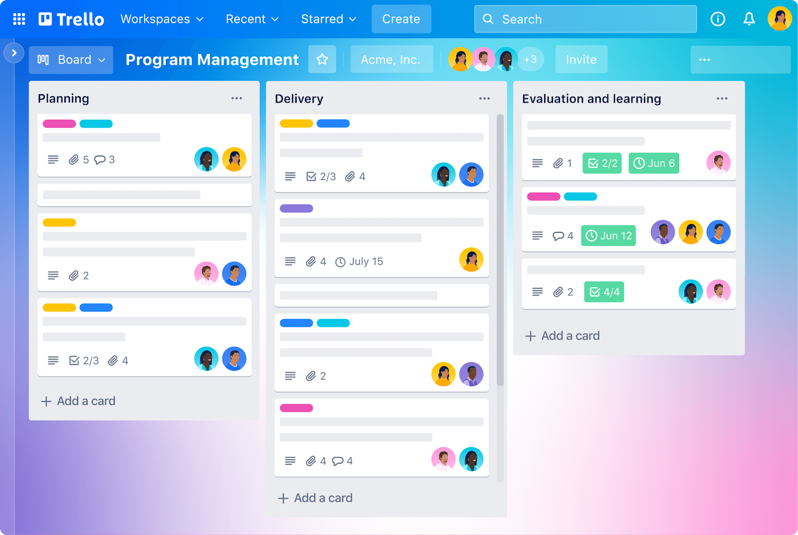 Trello project managemnet