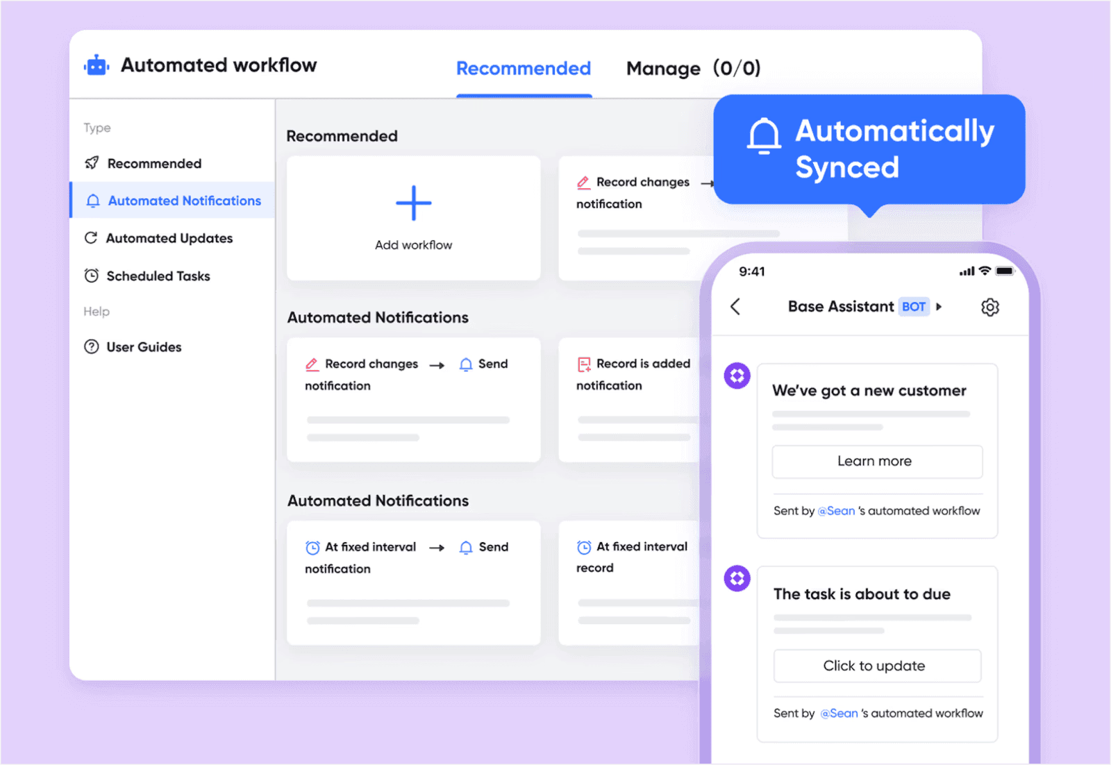 Workflow automation with Lark