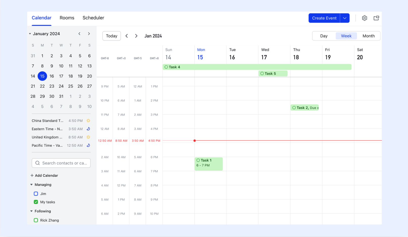 Unified task-to-calendar sync