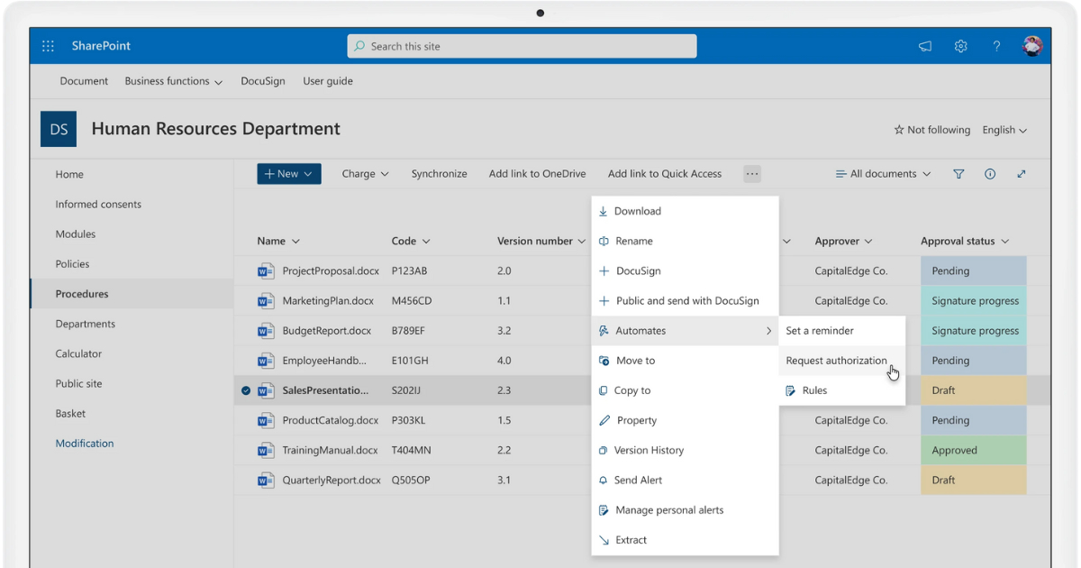 Microsoft SharePoint: Enterprise document management platform