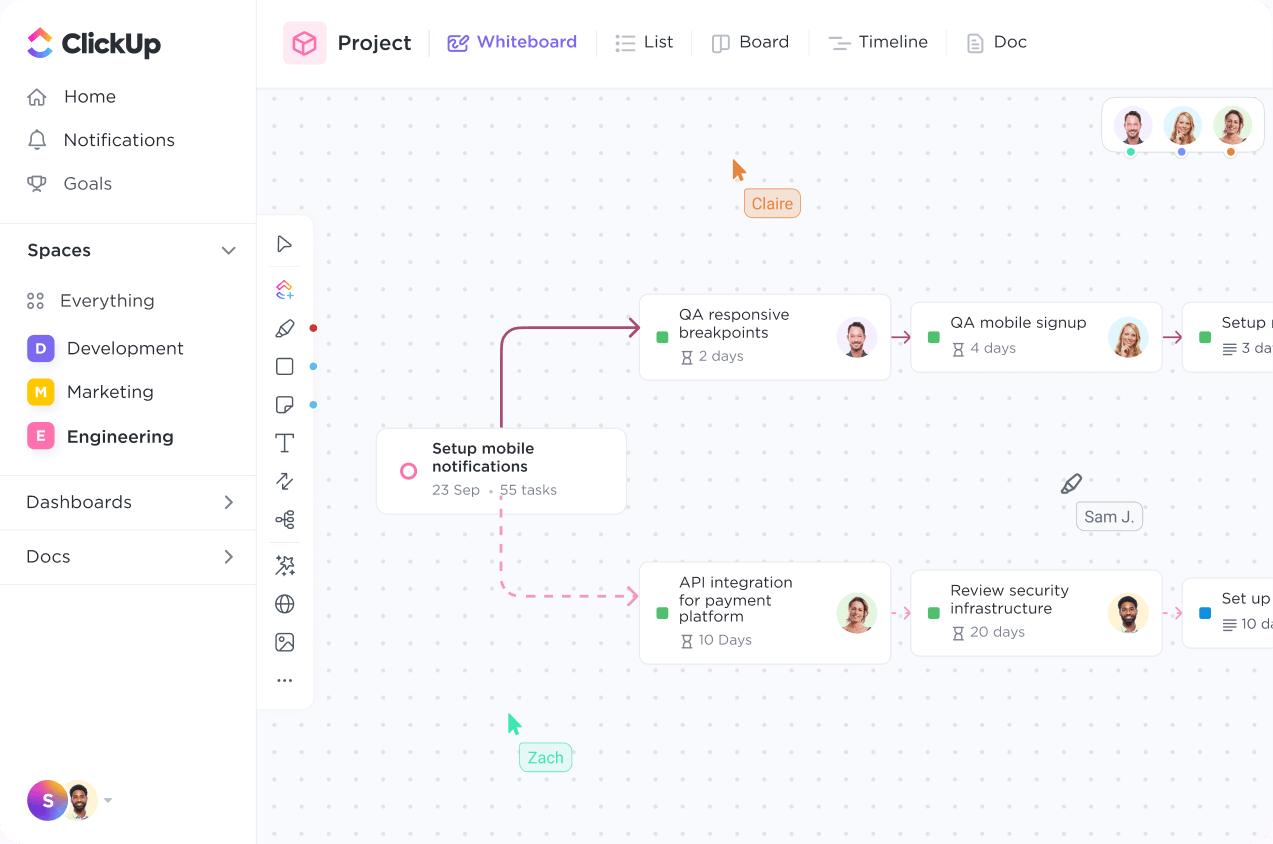 ClickUp: Flexible agile scrum workspace