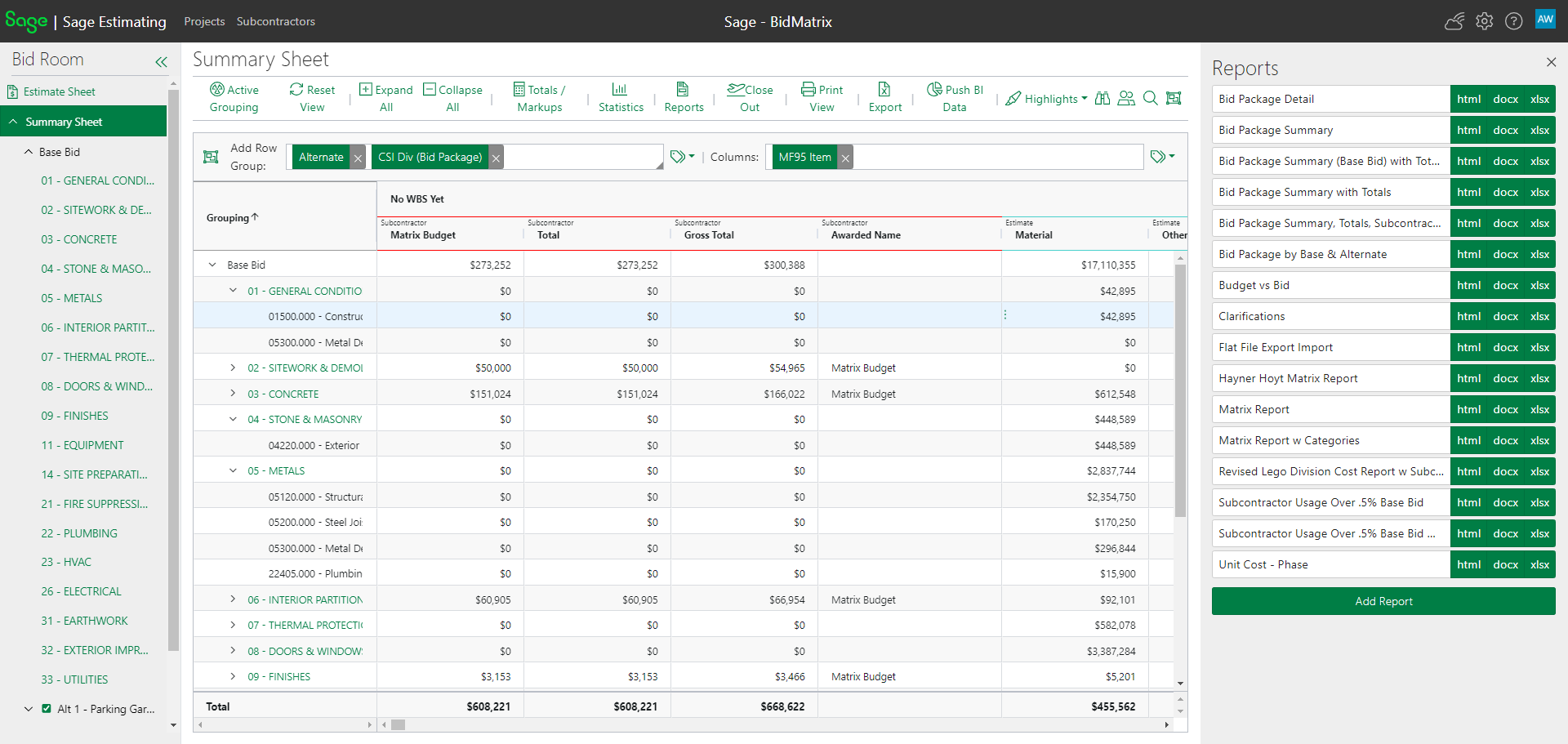 Sage Construction is a construction accounting and cost software