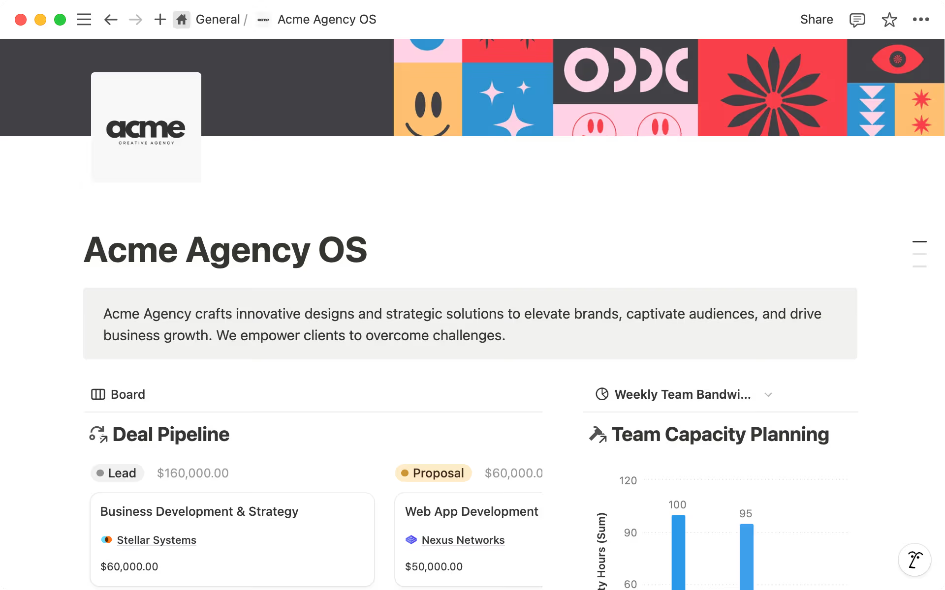 Notion: Modular workspace for planning and knowledge sharing