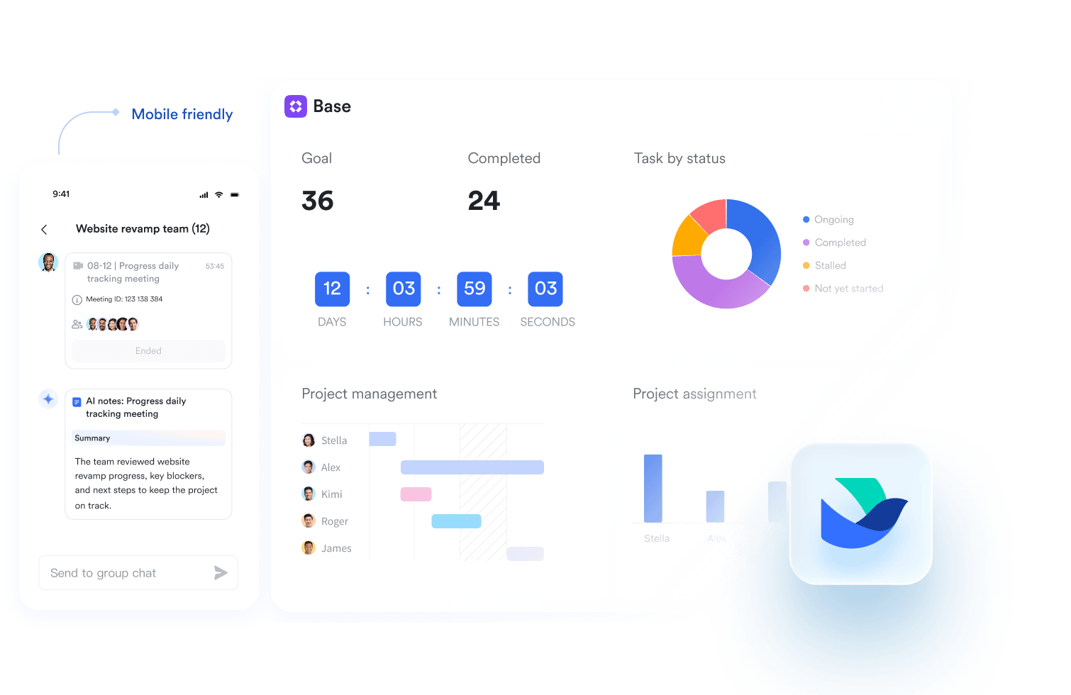 Lark: Mobile-friendly all-in-one productivity suite replacing Microsoft Teams.