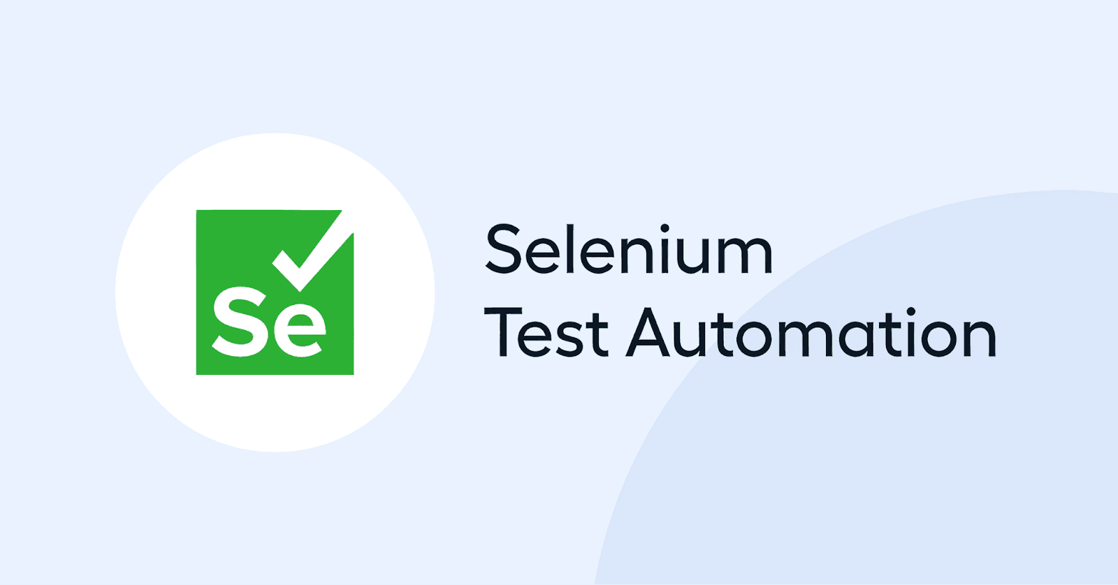 Selenium's test automation framework logo