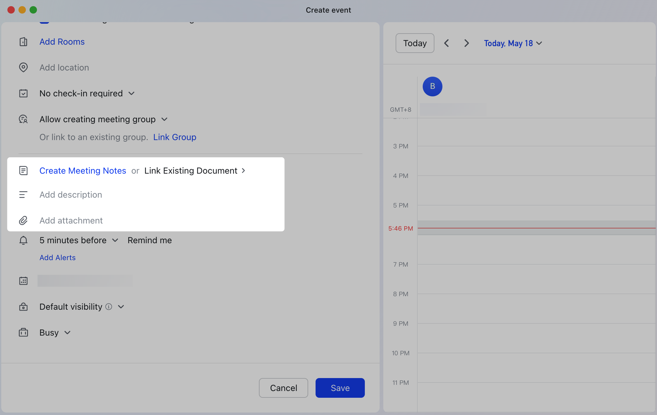 Create an event and invite guests