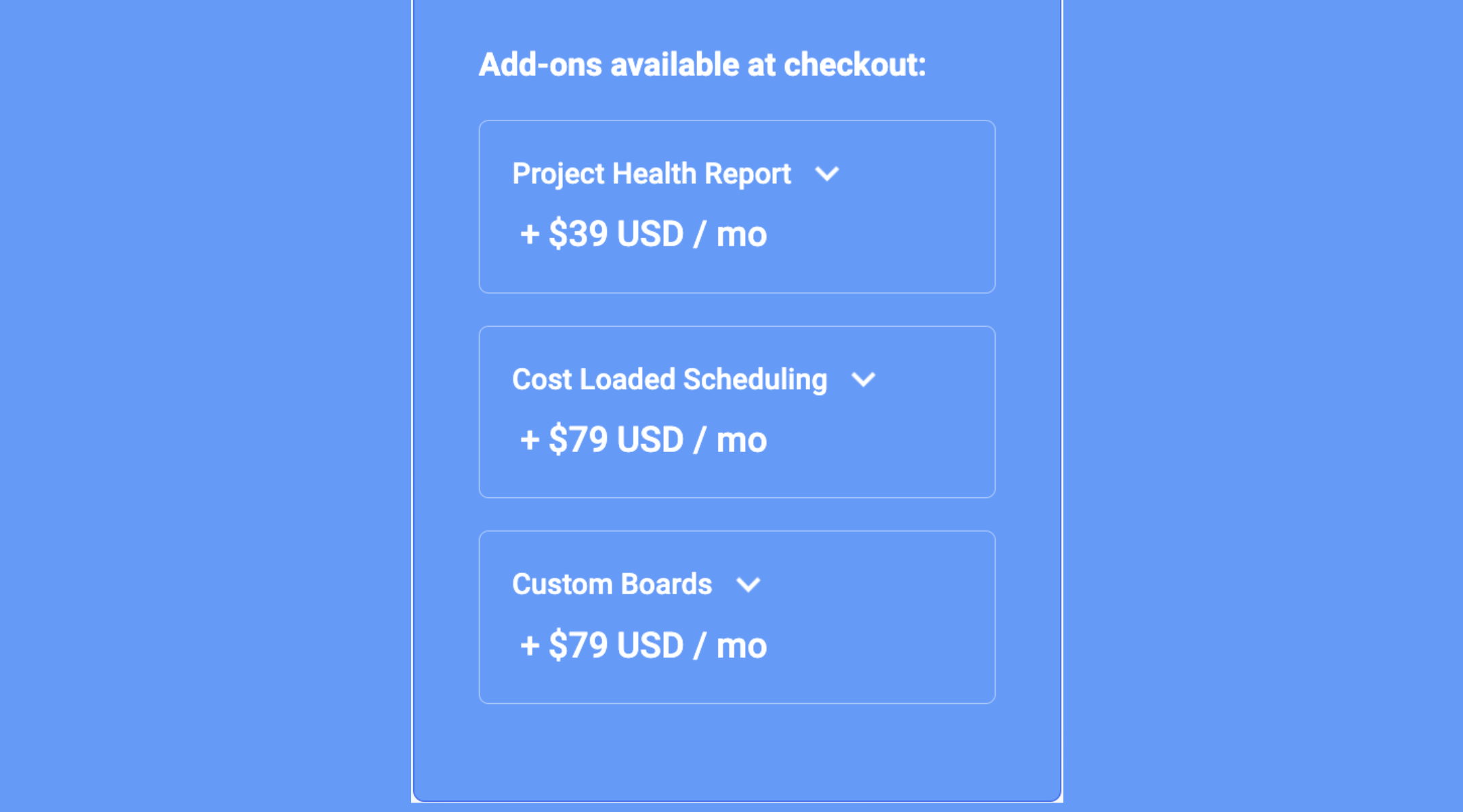 TeamGantt add-ons