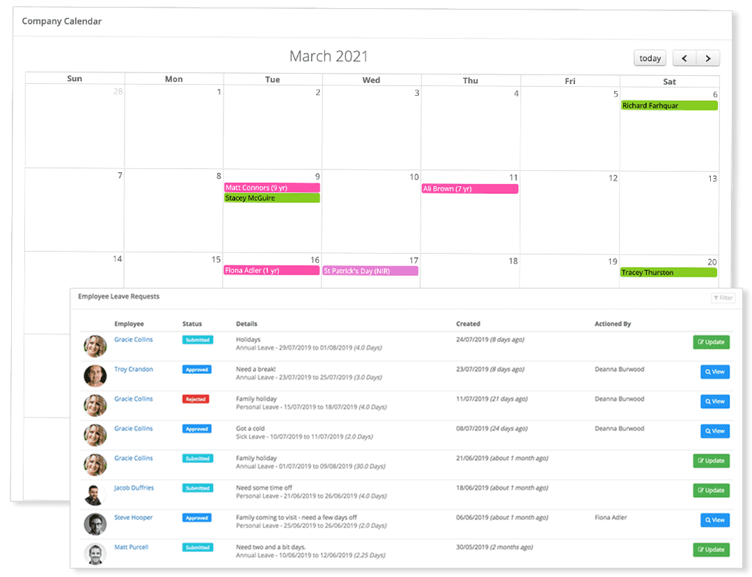 HR Partner’s leave management