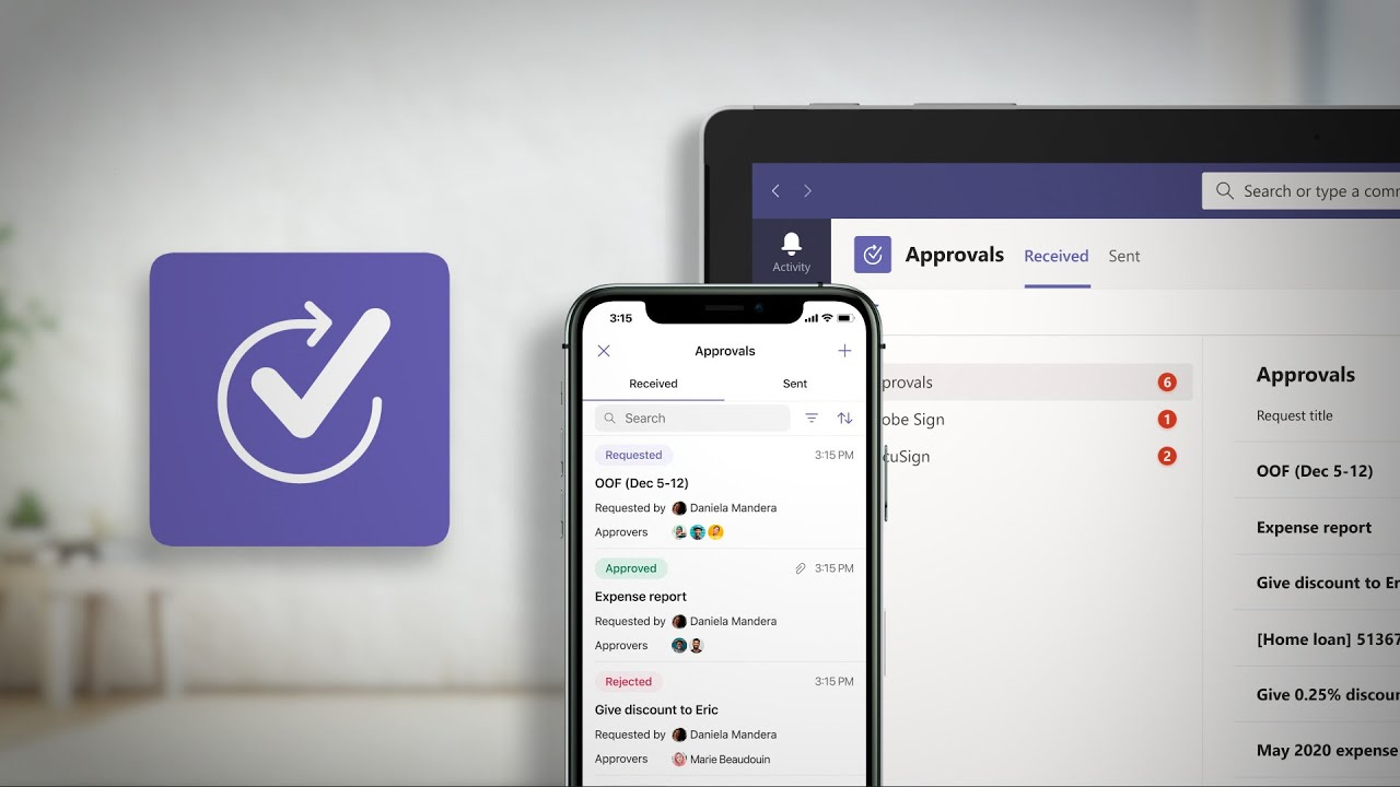 Microsoft Teams approval app