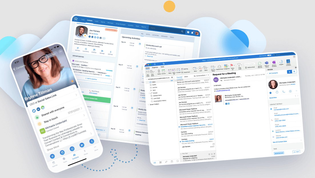 Nimble CRM: Social and relationship-driven contact management