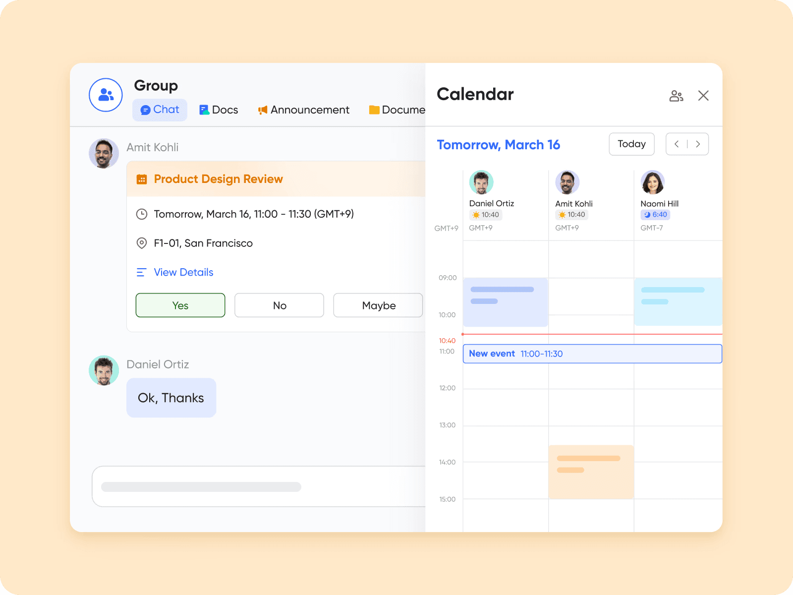 Lark Calendar