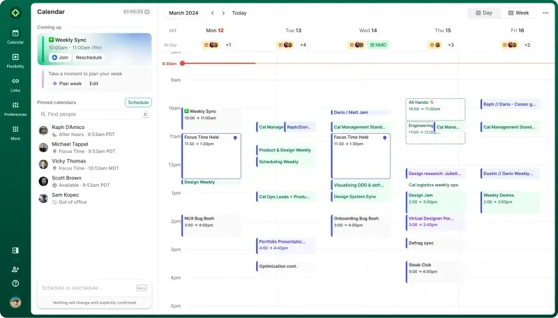 Clockwise is a scheduling tool