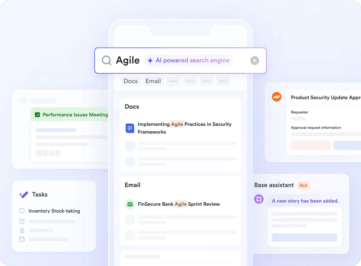 AI powered search in Lark