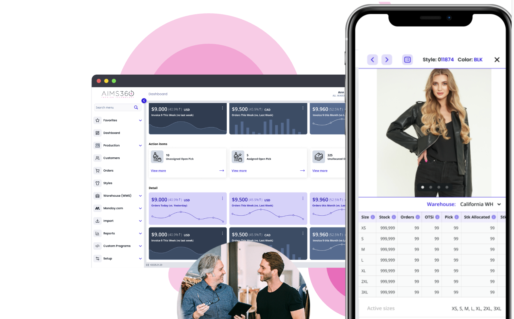 AIMS 360: ERP system specifically for the apparel and fashion industry