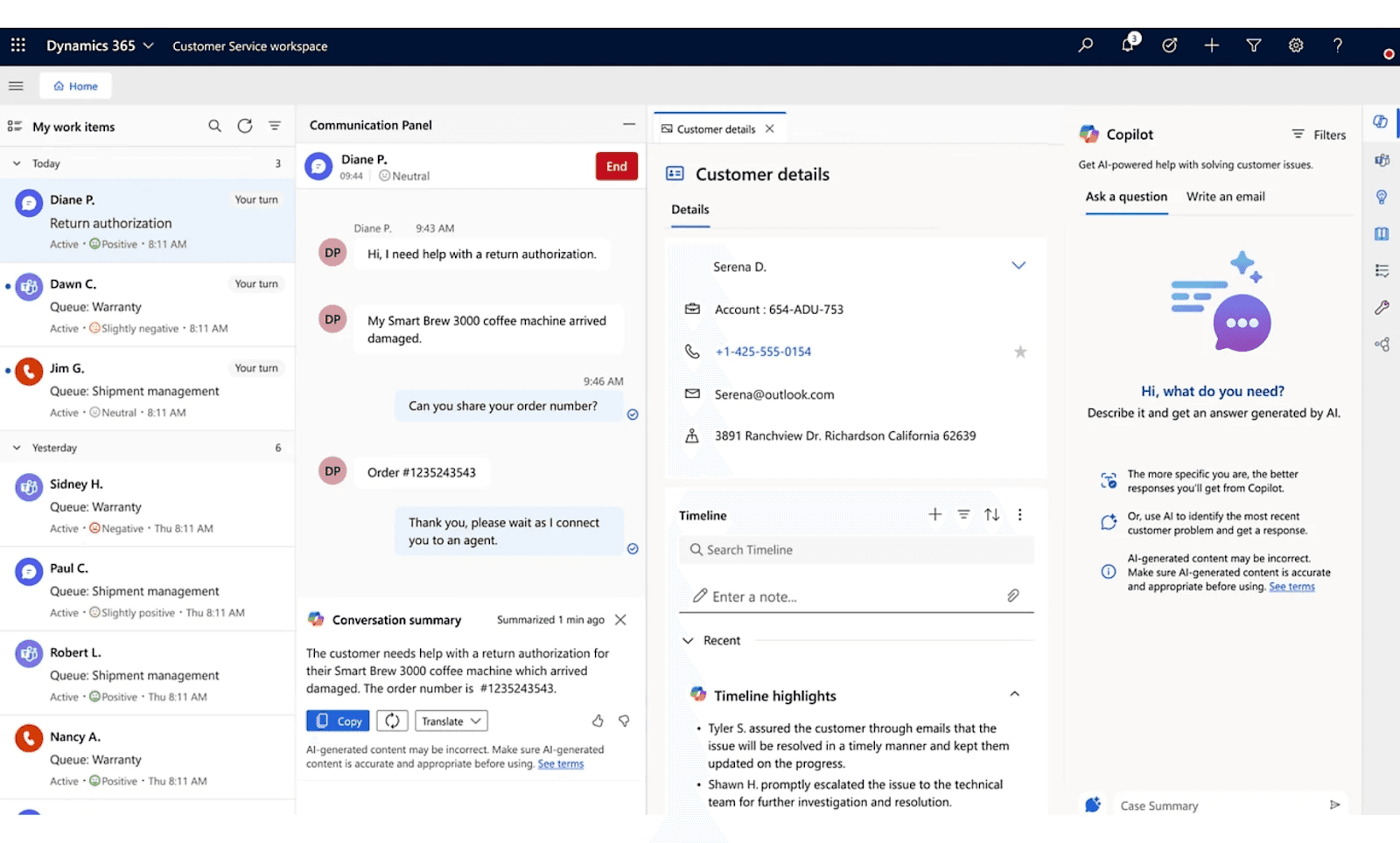 Microsoft Dynamics 365 AI