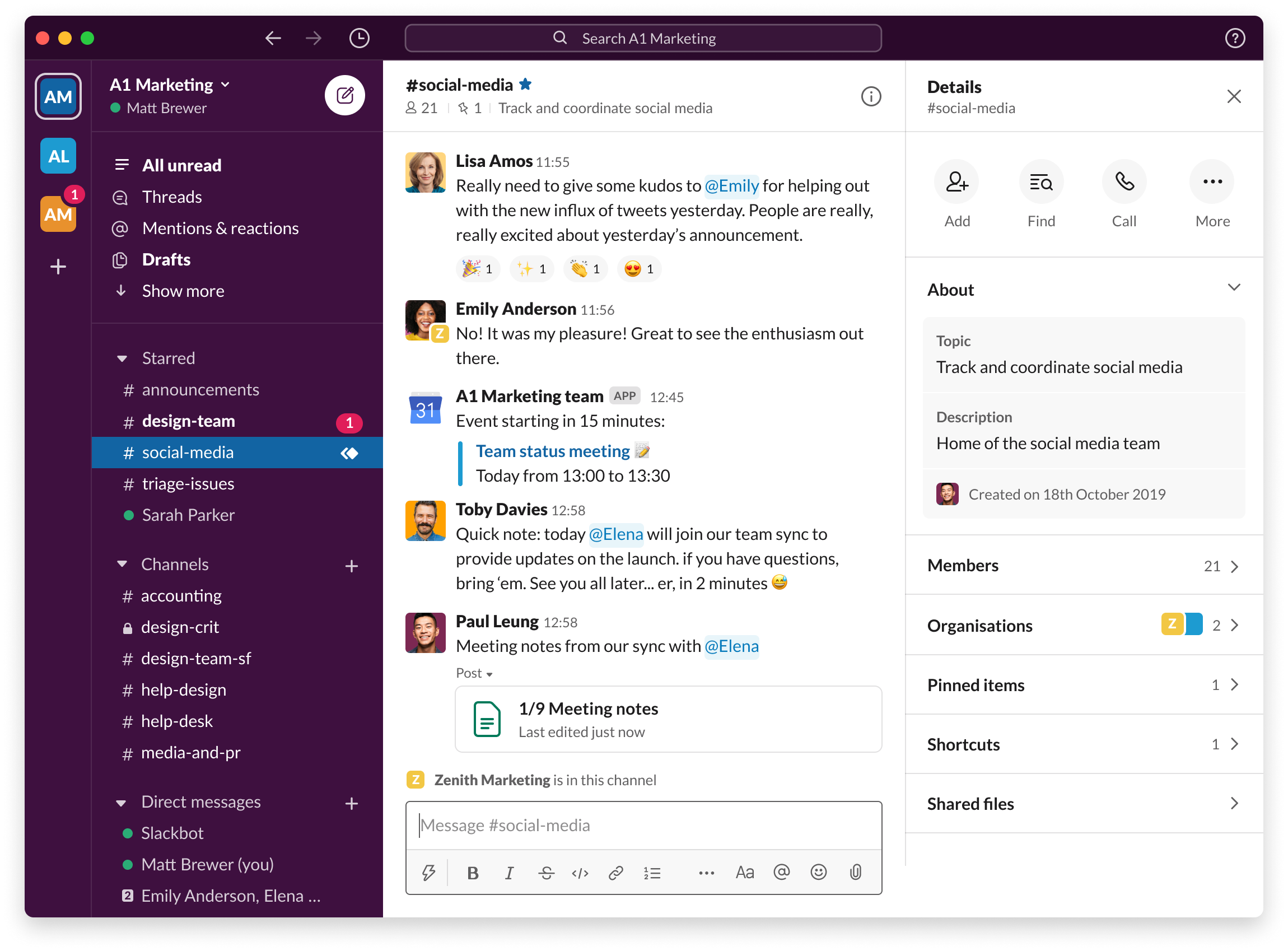 Slack: Real-time team messaging for fast collaboration