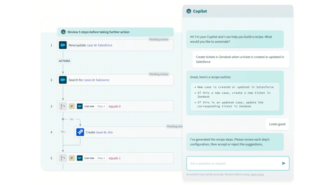 Business automation in Workato