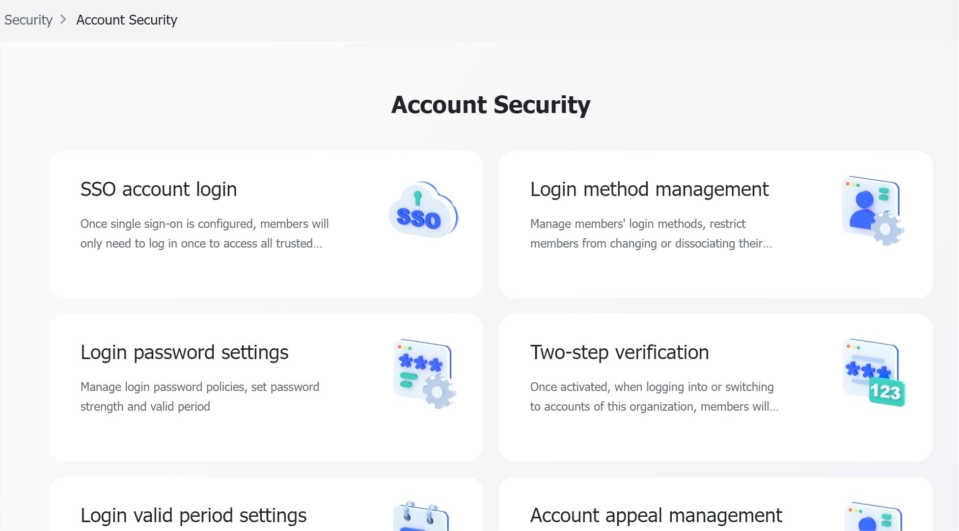 Admin | Manage member login passwords
