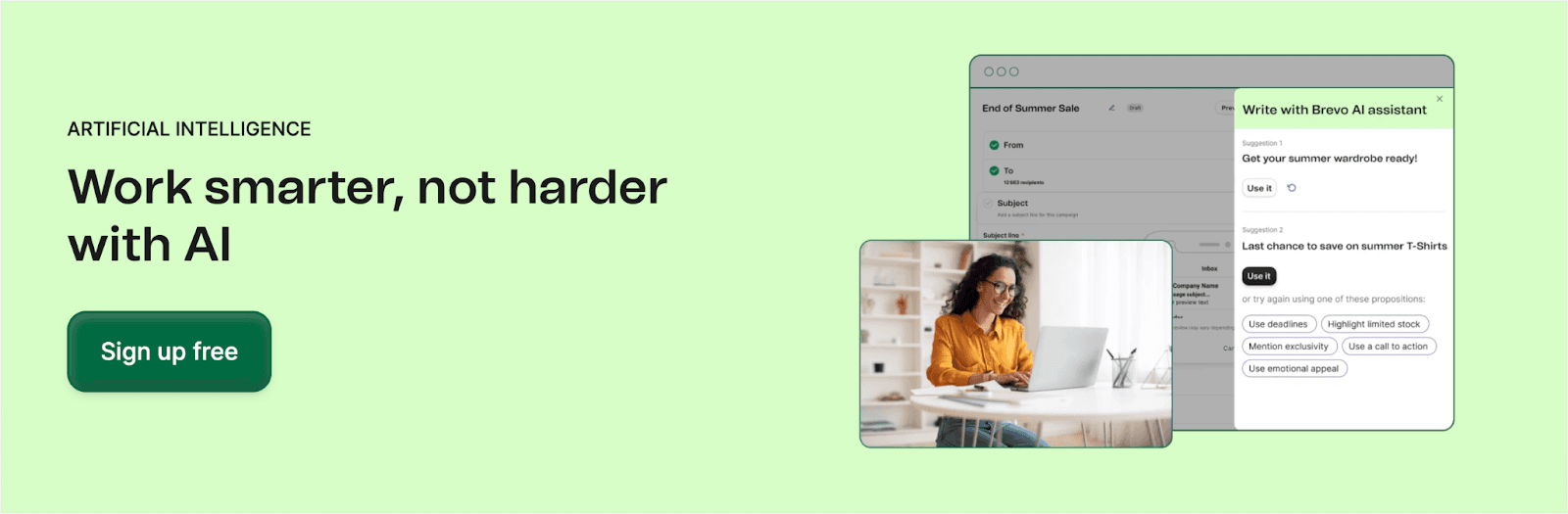 Brevo’s AI powered marketing software