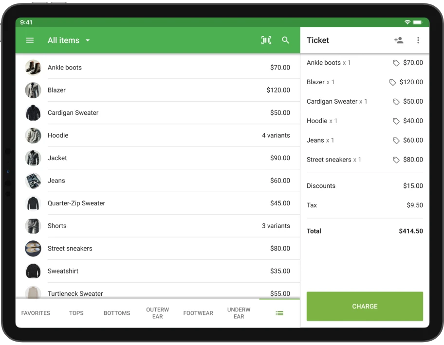 Loyverse is a free POS system