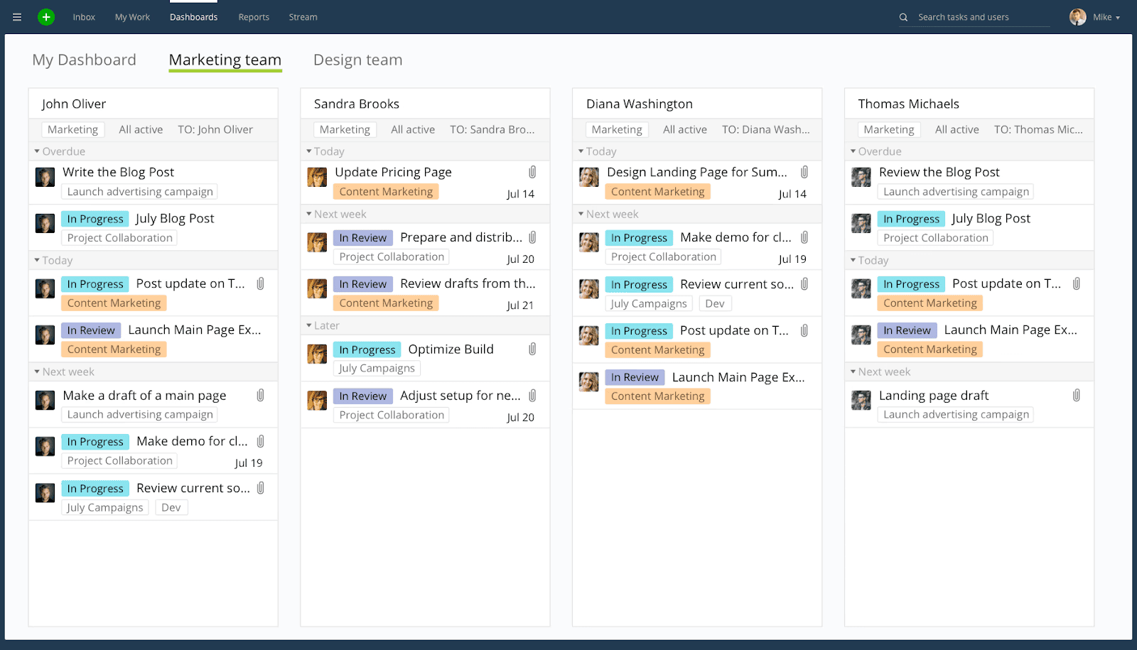 Advanced Features for Large Teams in Wrike