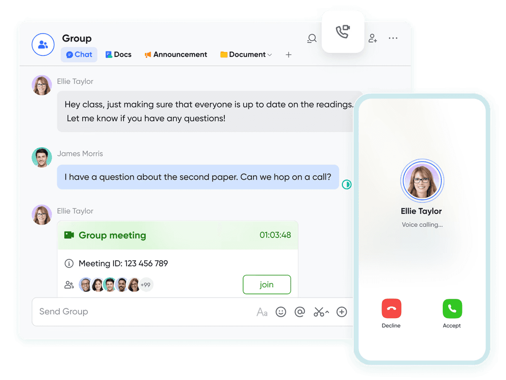 Lark’s video conference support