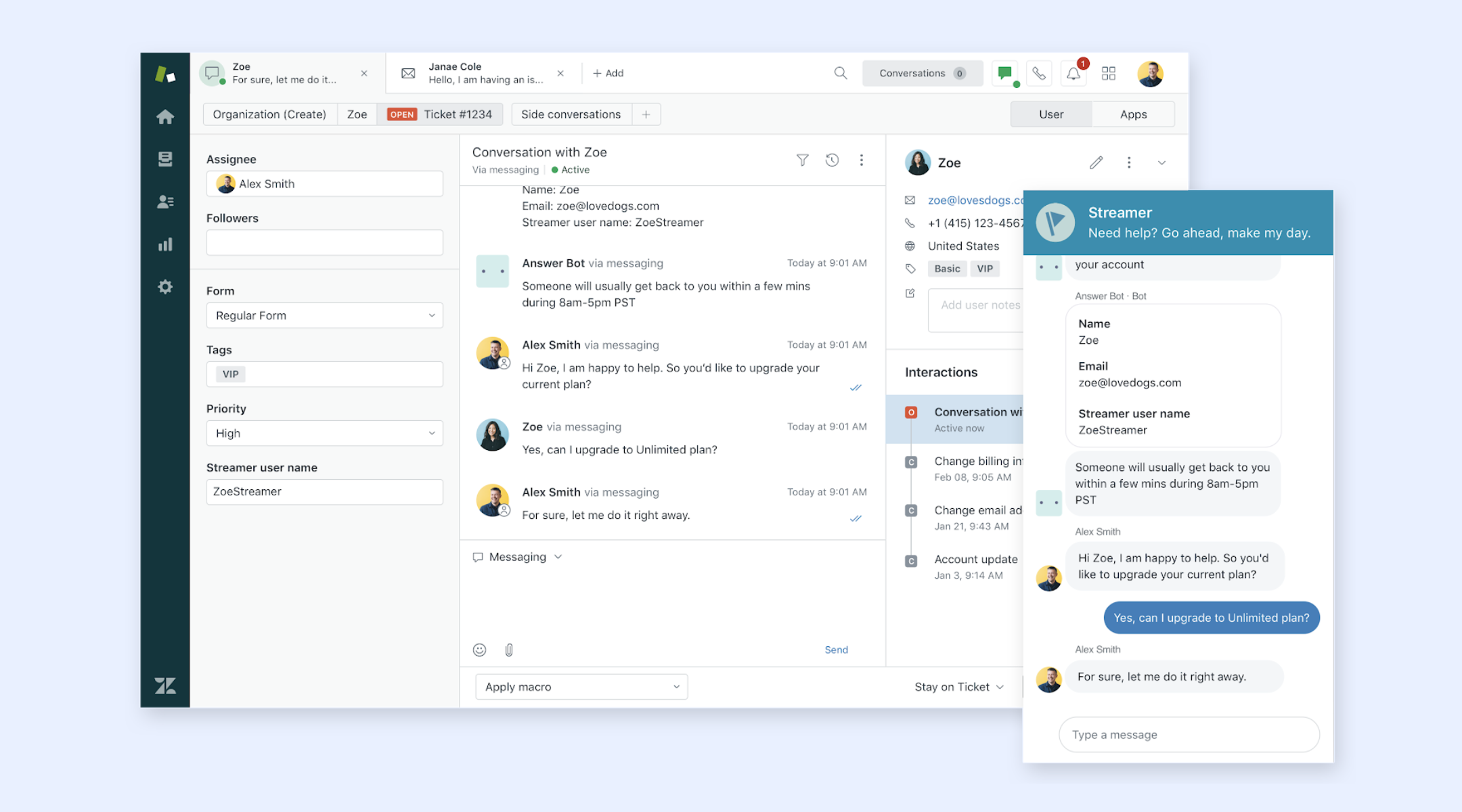 Zendesk Chat