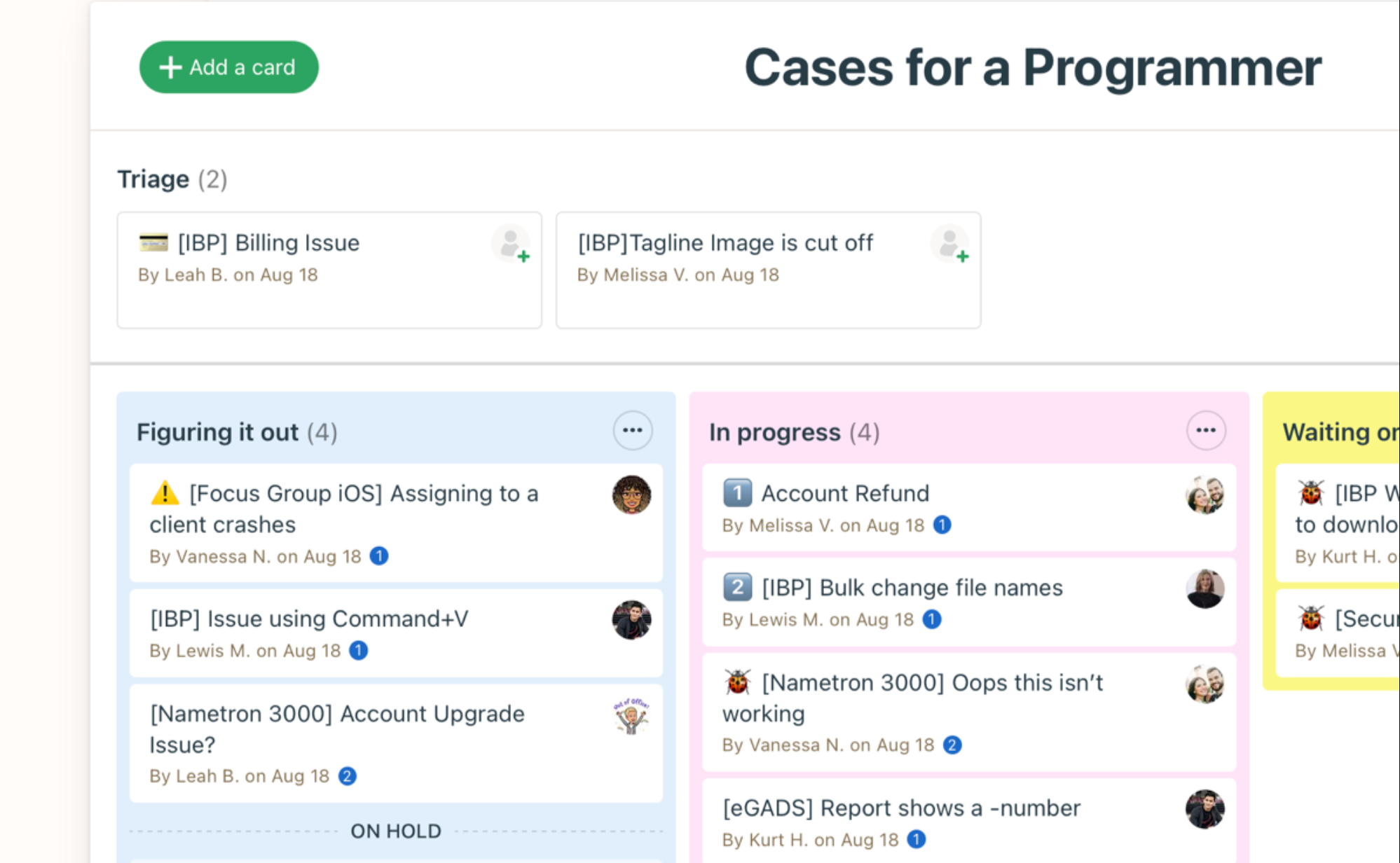 Basecamp workflows