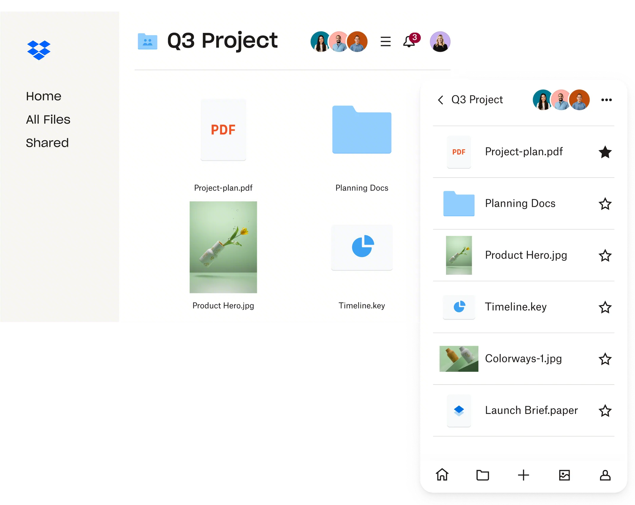 Dropbox shares files effortlessly