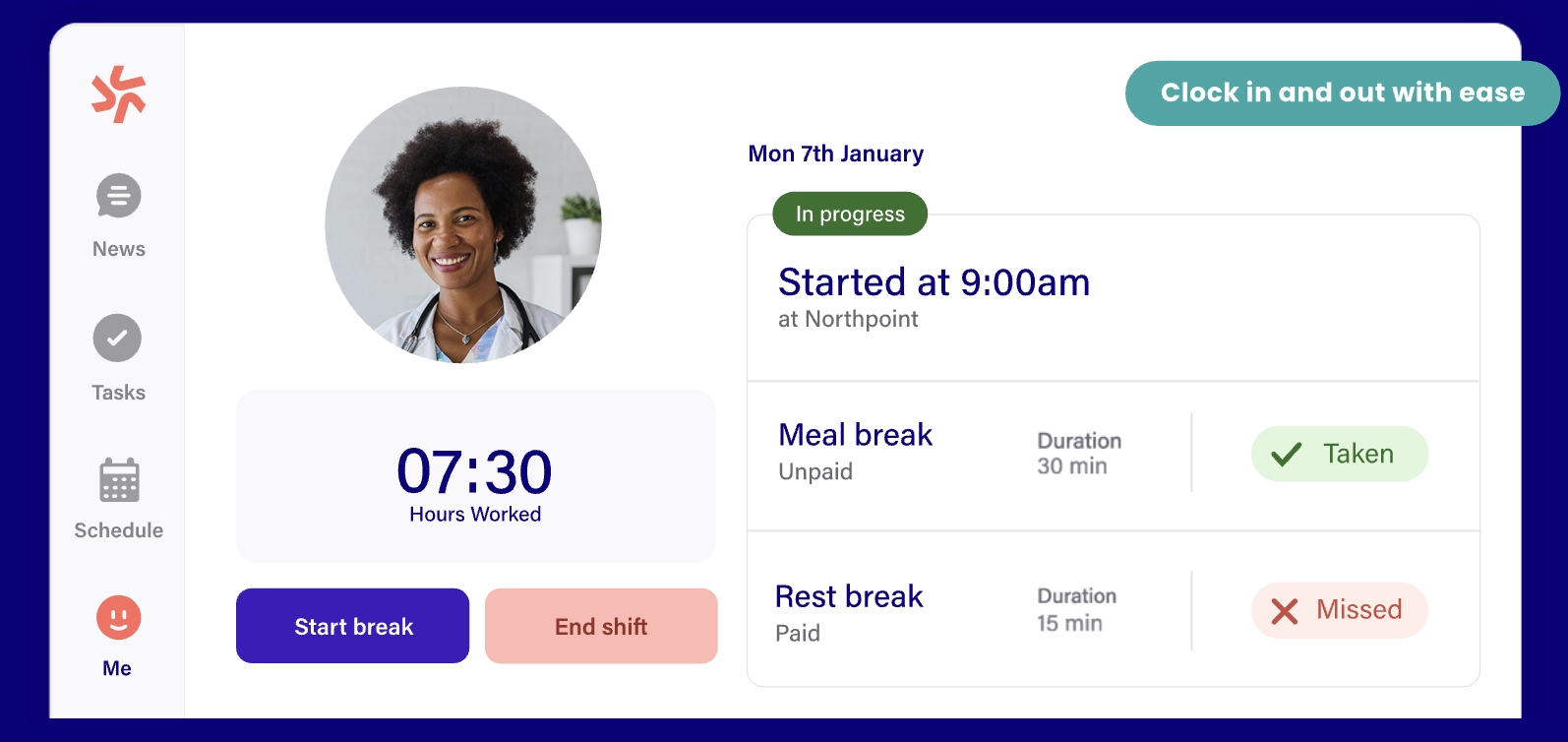 Deputy Timesheet App: employee time tracking software