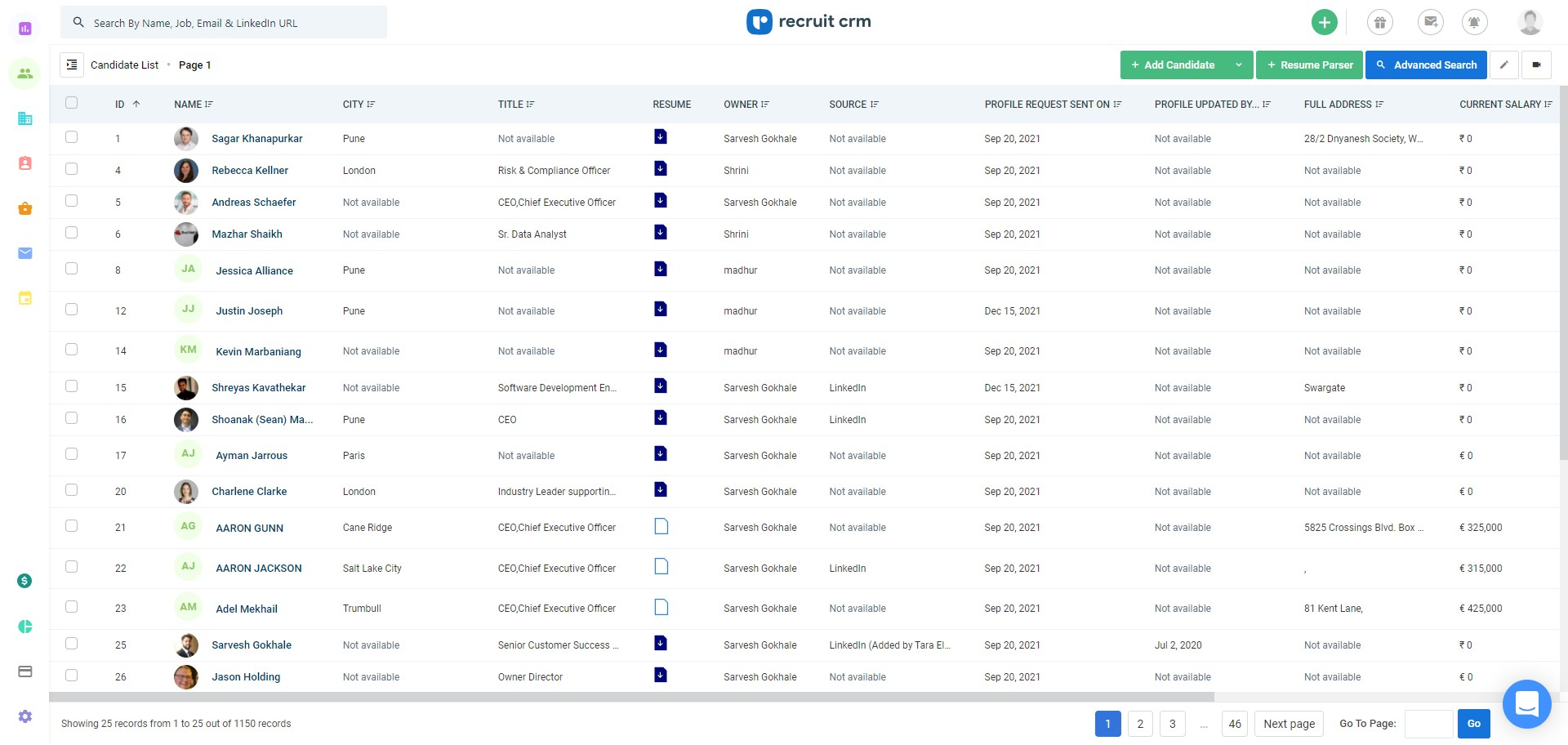 Recruit CRM is best for staffing agencies and executive search
