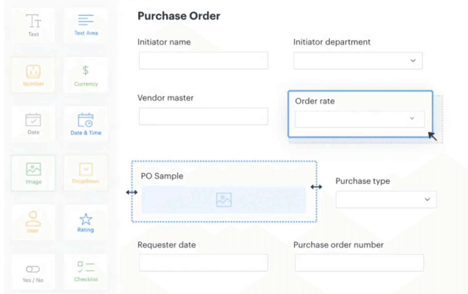Interface of kissflow, which can serve as a workflow approval app, expense approval app, and more
