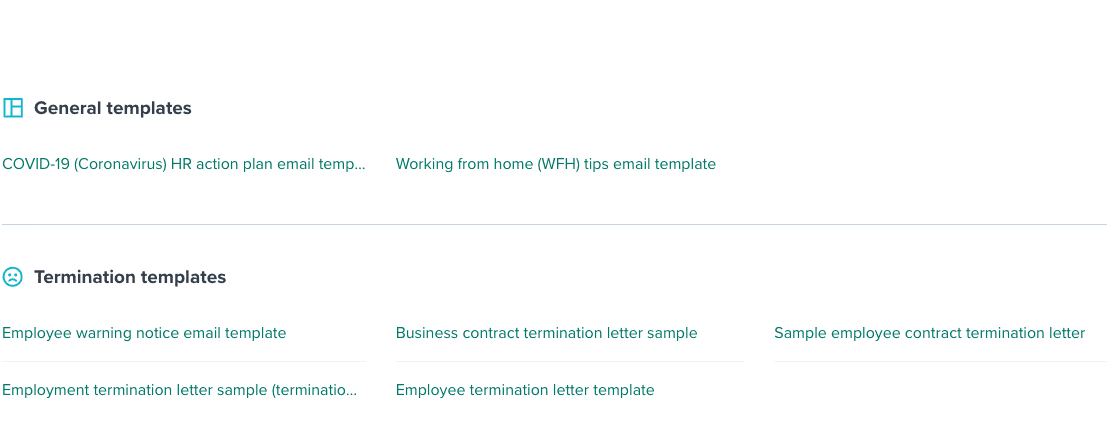 Workable email templates