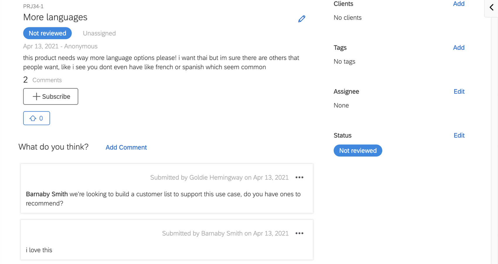Qualtrics customer feedback software
