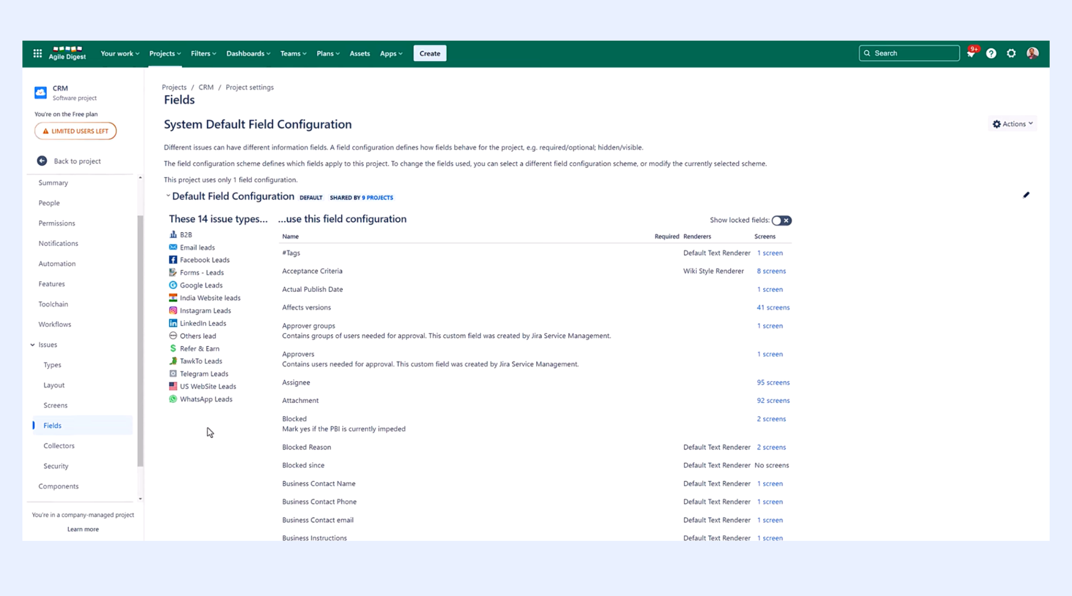 Step 2: Create custom fields to store customer and deal data