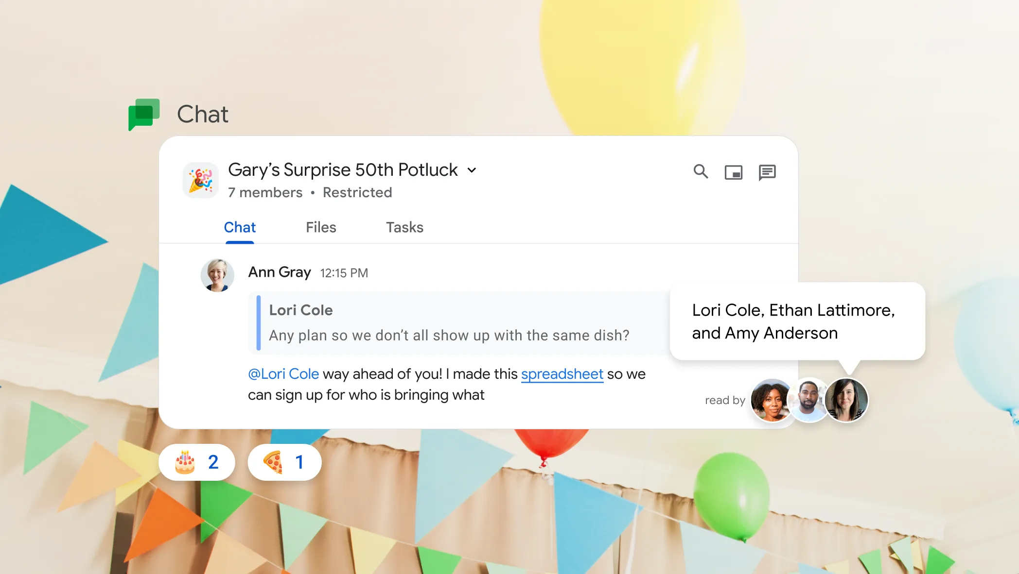 Google Chat: Chat platform for Google Workspace users