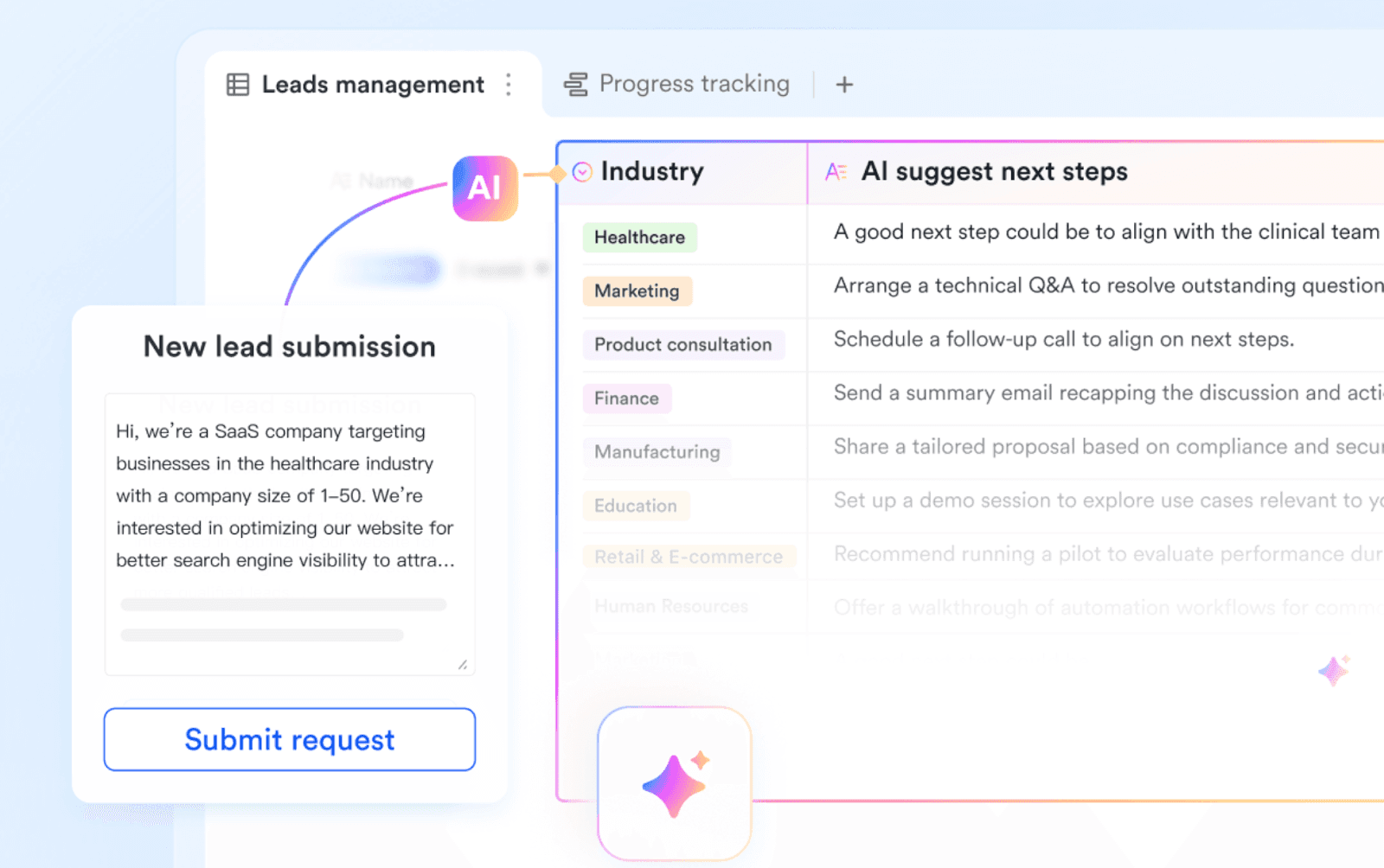 AI-driven lead management in Base