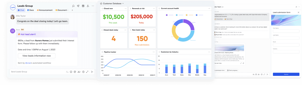 Lark’s advanced features make it an ideal choice for those seeking sales pipeline software