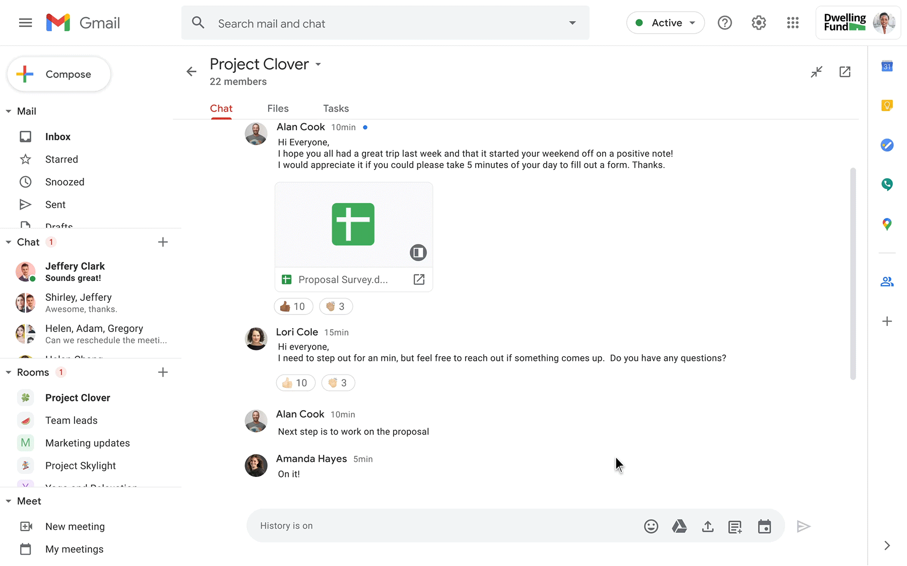 Google Workspace is the best for document-centric collaboration