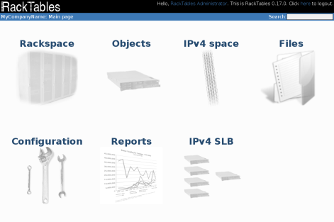 RackTables inventory management