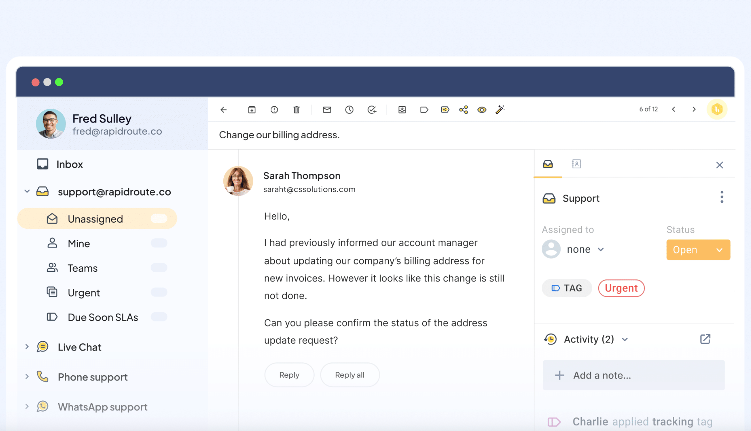 Hiver email management