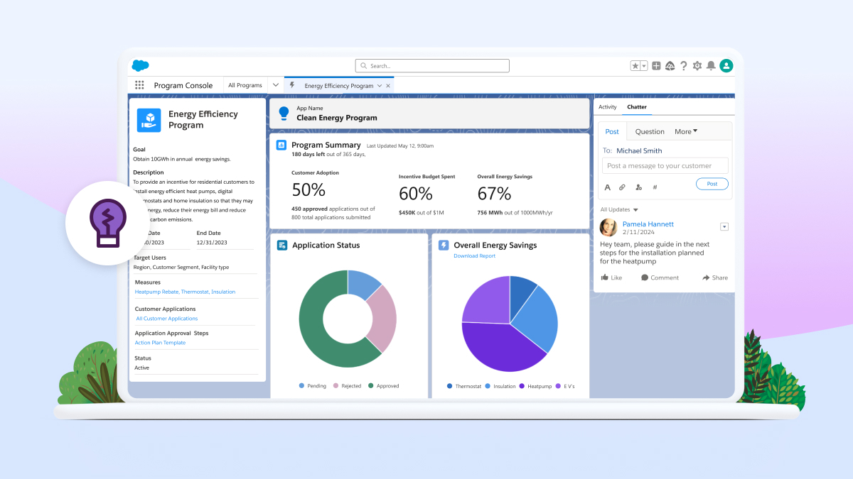 Salesforce CRM for energy and utilites