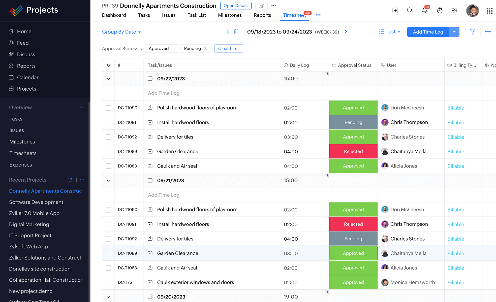 ProProfs project ensures easy task tracking